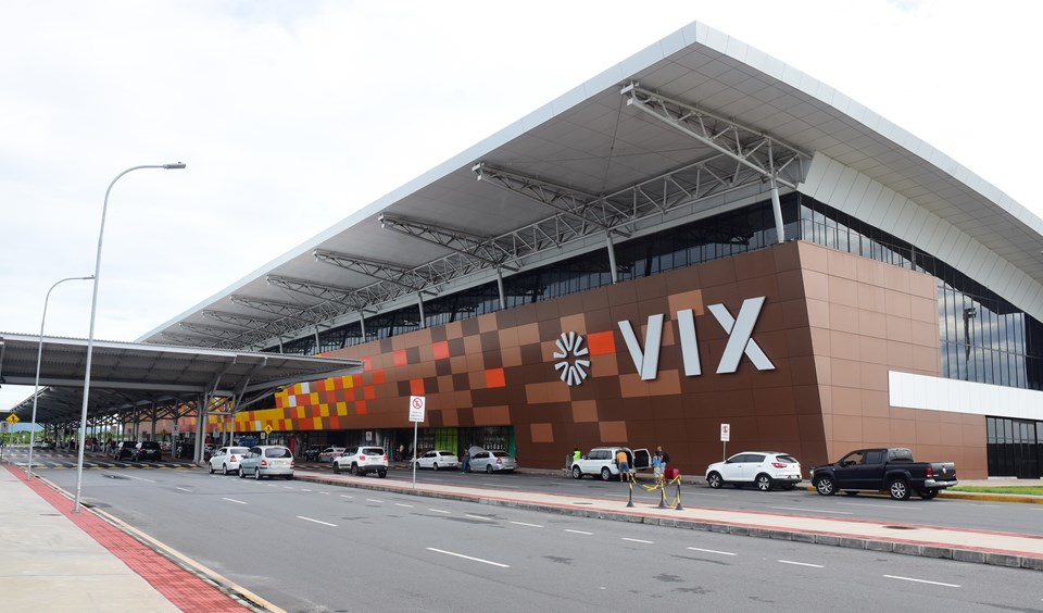 Chegada ao Aeroporto de Vitória